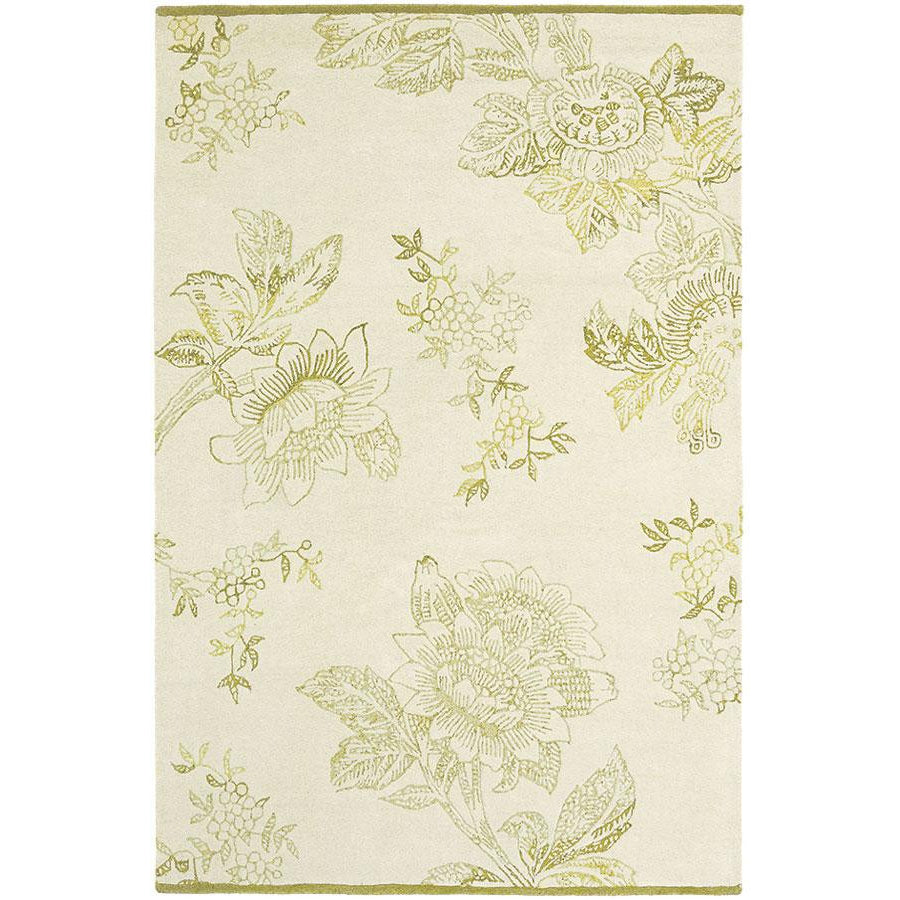 Wedgwood Tonquin Wool Viscose Cream Designer Rug - Rugs Of Beauty - 1