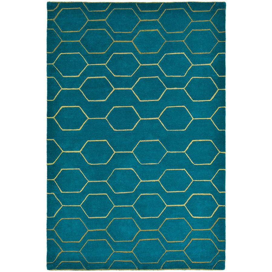 Wedgwood Arris Teal Designer Rug - Rugs Of Beauty - 1