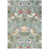 Morris & Co Strawberry Thief Slate 027718 Designer Wool Rug - Rugs Of Beauty - 1