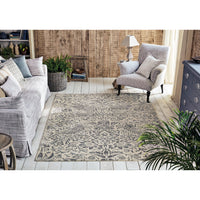 Morris & Co Pure Strawberry Thief Ink 028105 Designer Wool Viscose Rug - Rugs Of Beauty - 2