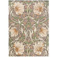 Morris & Co Pimpernel Aubergine 028805 Designer Wool Rug - Rugs Of Beauty - 1