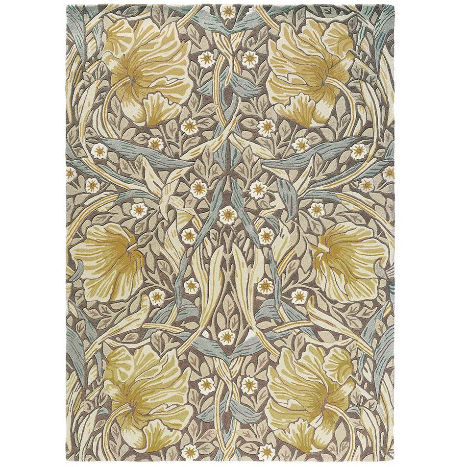 Morris & Co Pimpernel Bullrush 028808 Designer Wool Rug - Rugs Of Beauty - 1
