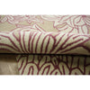 Morris & Co Chrysanthemum Wine Linen 27005 Designer Wool Rug - Rugs Of Beauty