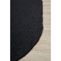 Miami 850 Black Jute Oval Rug - Rugs Of Beauty - 6