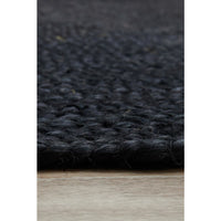 Miami 850 Black Jute Oval Rug - Rugs Of Beauty - 7