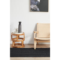 Miami 850 Black Jute Runner Rug - Rugs Of Beauty - 4