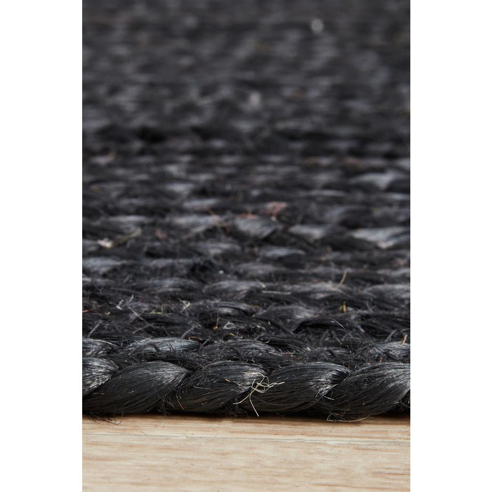 Miami 850 Black Jute Runner Rug - Rugs Of Beauty - 8