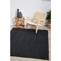 Miami 850 Black Jute Rug - Rugs Of Beauty - 2