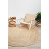 Miami 850 Natural Jute Oval Rug - Rugs Of Beauty - 4