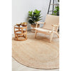 Miami 850 Natural Jute Oval Rug - Rugs Of Beauty - 2