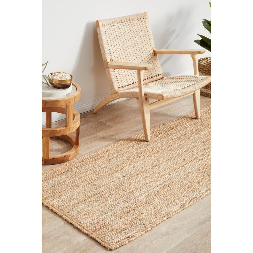 Miami 850 Natural Jute Runner Rug - Rugs Of Beauty - 3