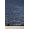 Miami 850 Navy Blue Jute Oval Rug - Rugs Of Beauty - 6