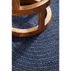 Miami 850 Navy Blue Jute Oval Rug - Rugs Of Beauty - 5