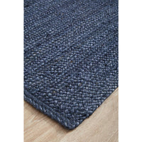 Miami 850 Navy Blue Jute Runner Rug - Rugs Of Beauty - 5