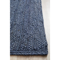 Miami 850 Navy Blue Jute Runner Rug - Rugs Of Beauty - 6