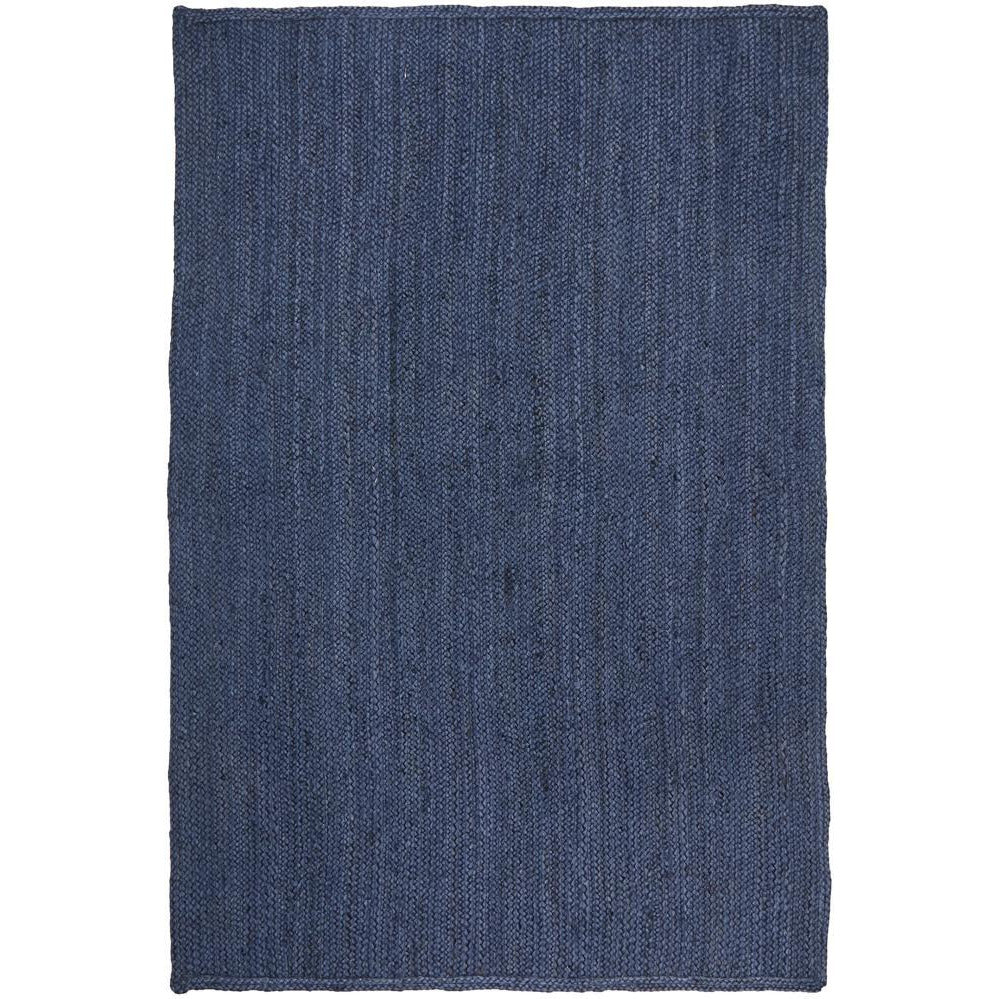 Miami 850 Navy Blue Jute Rug - Rugs Of Beauty - 1