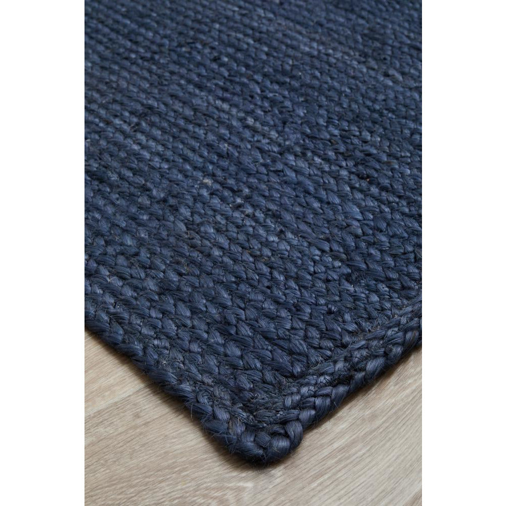 Miami 850 Navy Blue Jute Rug - Rugs Of Beauty - 5