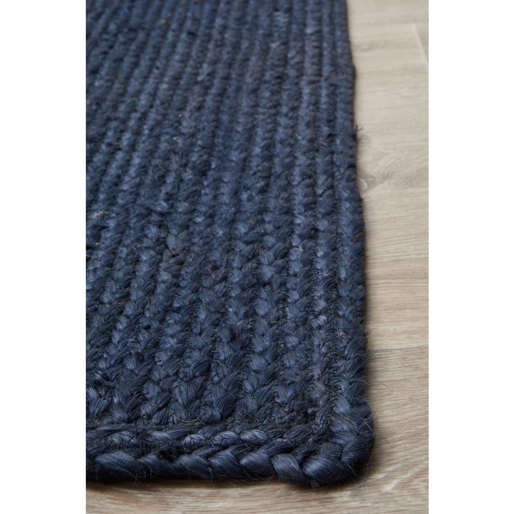Miami 850 Navy Blue Jute Rug - Rugs Of Beauty - 6