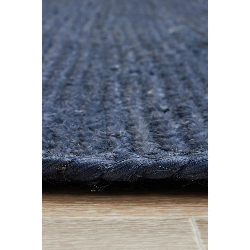 Miami 850 Navy Blue Jute Rug - Rugs Of Beauty - 7