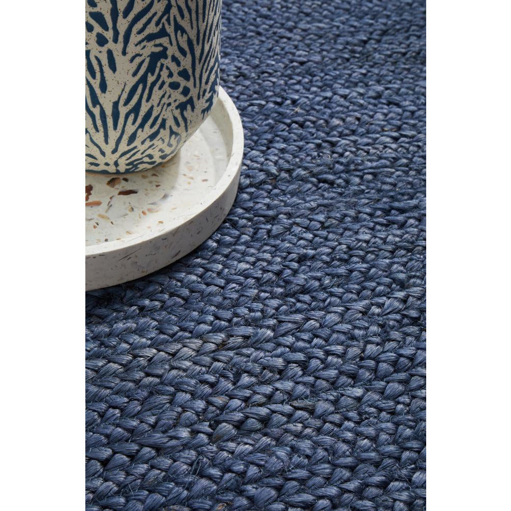 Miami 850 Navy Blue Jute Rug - Rugs Of Beauty - 8