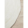 Miami 850 White Jute Oval Rug - Rugs Of Beauty - 6