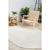Miami 850 White Jute Oval Rug - Rugs Of Beauty - 2