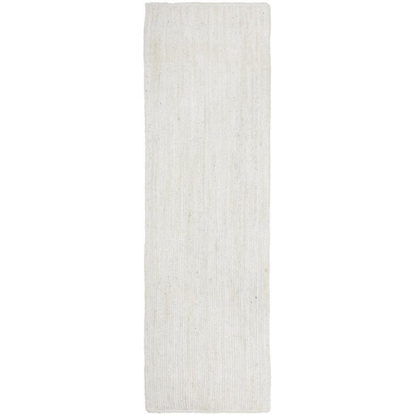 Miami 850 White Jute Runner Rug - Rugs Of Beauty - 1