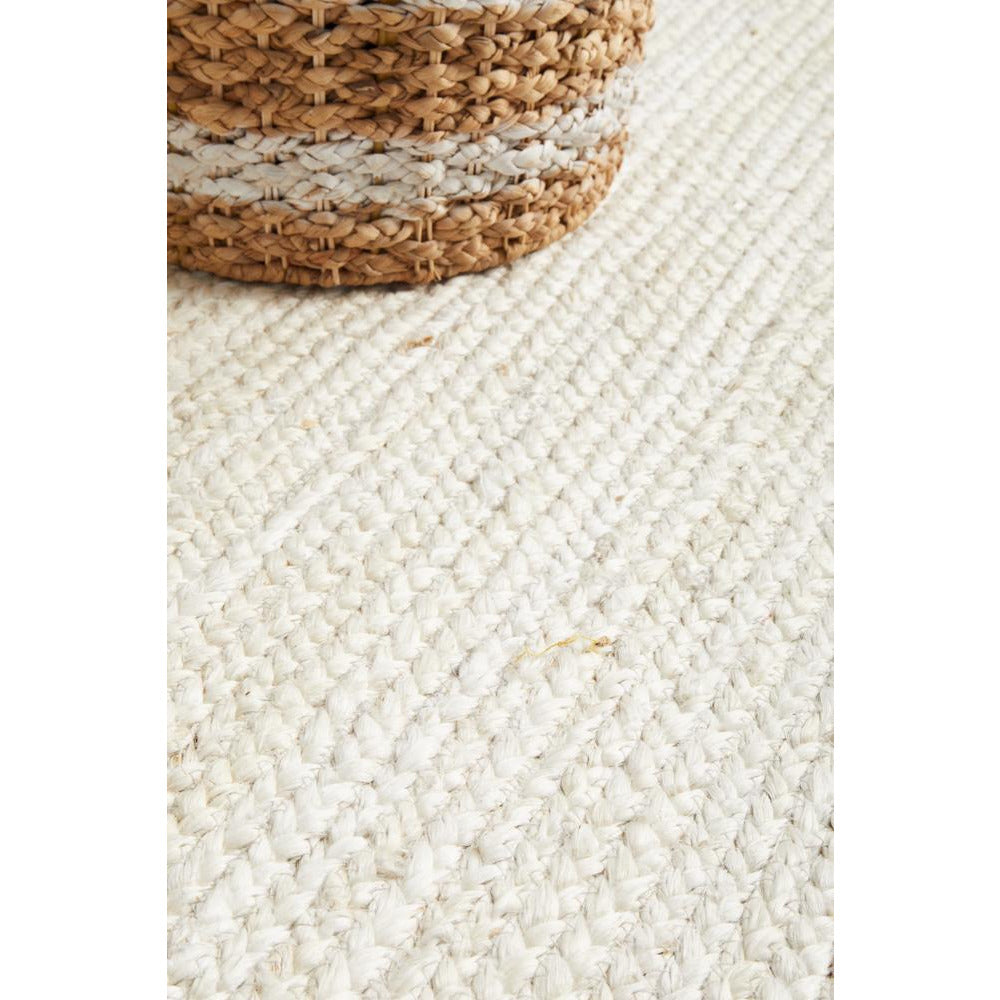 Miami 850 White Jute Runner Rug - Rugs Of Beauty - 5