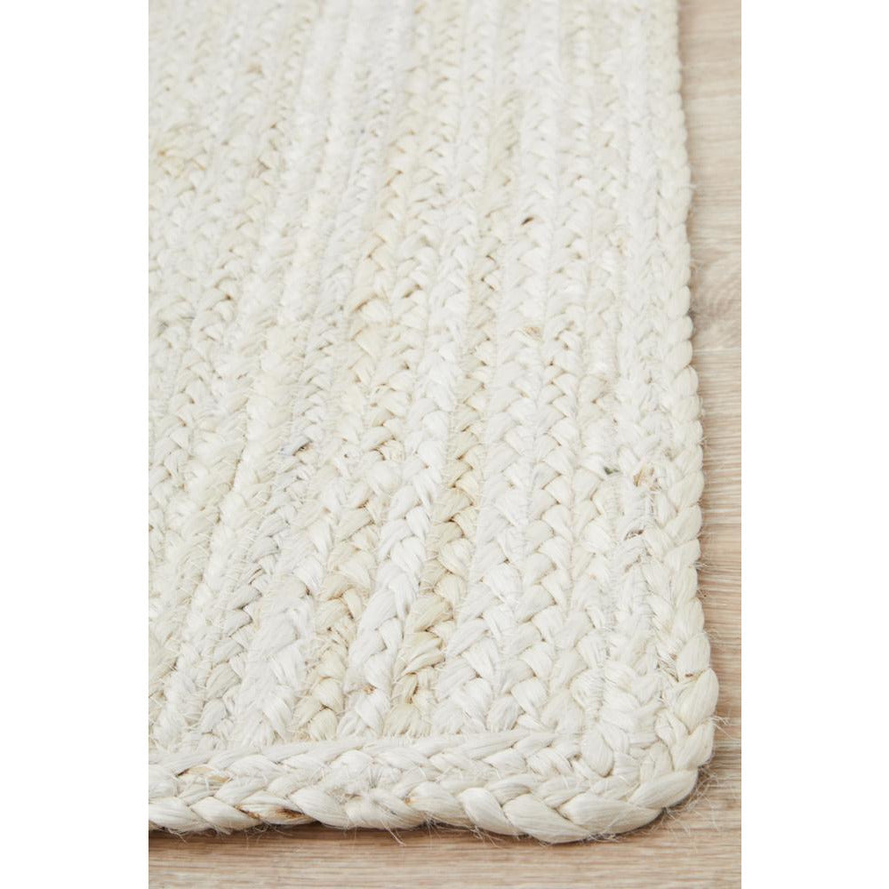 Miami 850 White Jute Rug - Rugs Of Beauty - 6