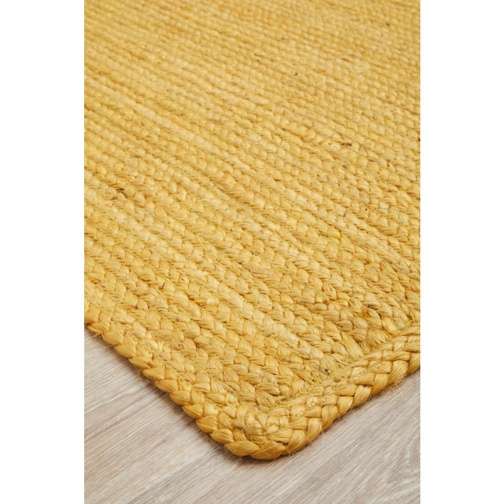 Miami 850 Yellow Jute Rug - Rugs Of Beauty - 6