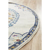 Selje 602 Cream Multi Coloured Transitional Bohemian Inspired Round Rug - Rugs Of Beauty - 3
