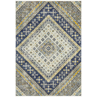 Selje 603 Navy Blue Transitional Bohemian Inspired Rug - Rugs Of Beauty