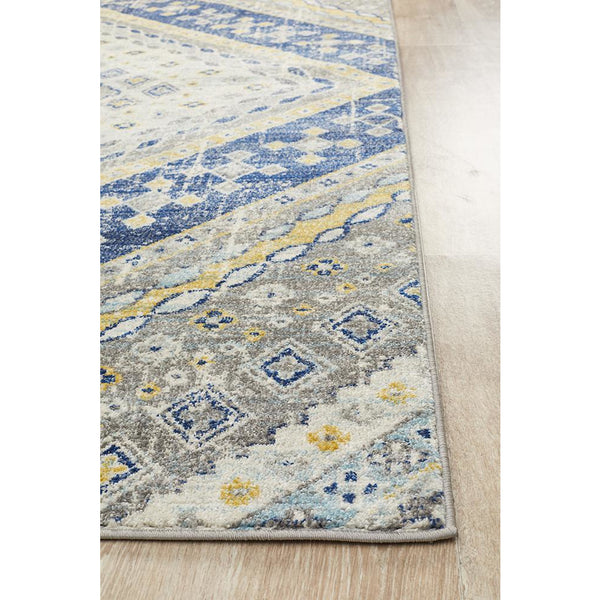 Selje 603 Navy Blue Transitional Bohemian Inspired Rug - Rugs Of Beauty - 3