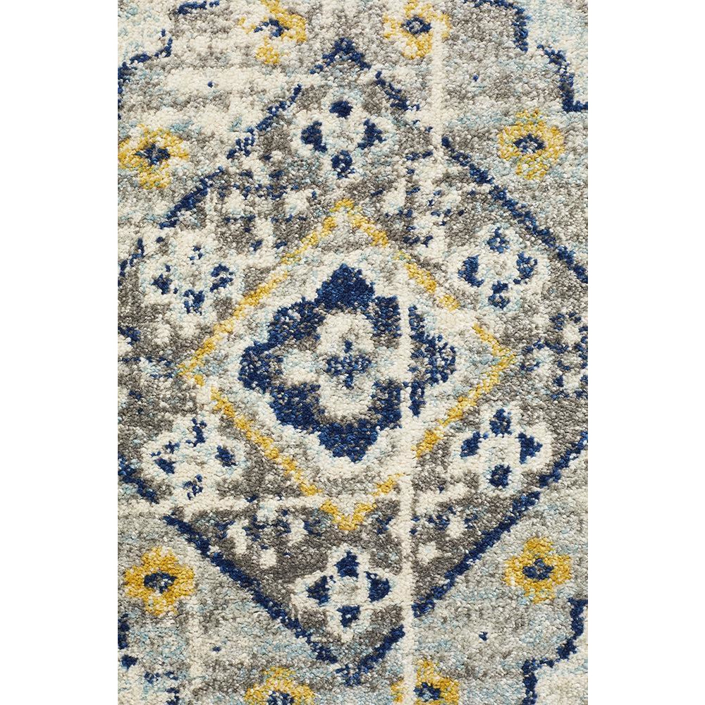 Selje 603 Navy Blue Transitional Bohemian Inspired Rug - Rugs Of Beauty - 5