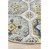 Selje 604 Blue Transitional Bohemian Inspired Round Rug - Rugs Of Beauty - 4