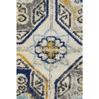 Selje 604 Blue Transitional Bohemian Inspired Round Rug - Rugs Of Beauty - 5
