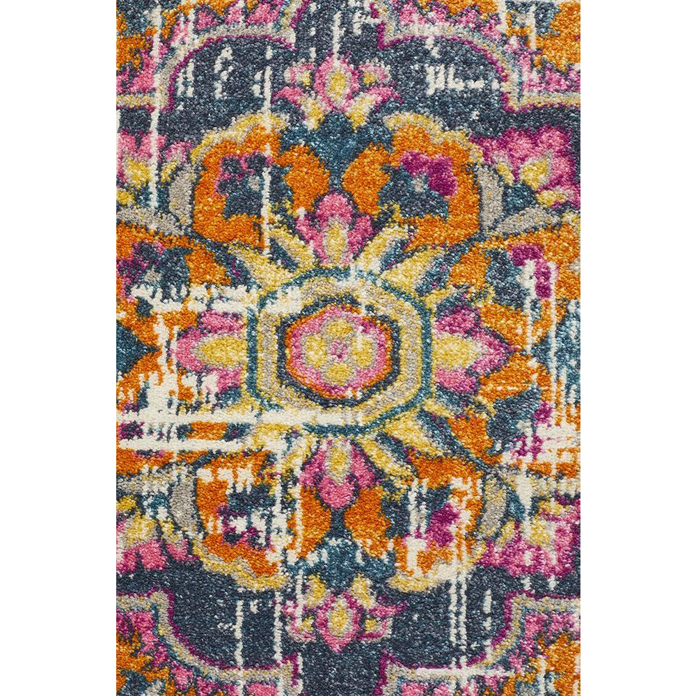 Selje 605 Rust Pink Beige Transitional Bohemian Inspired Rug - Rugs Of Beauty - 5