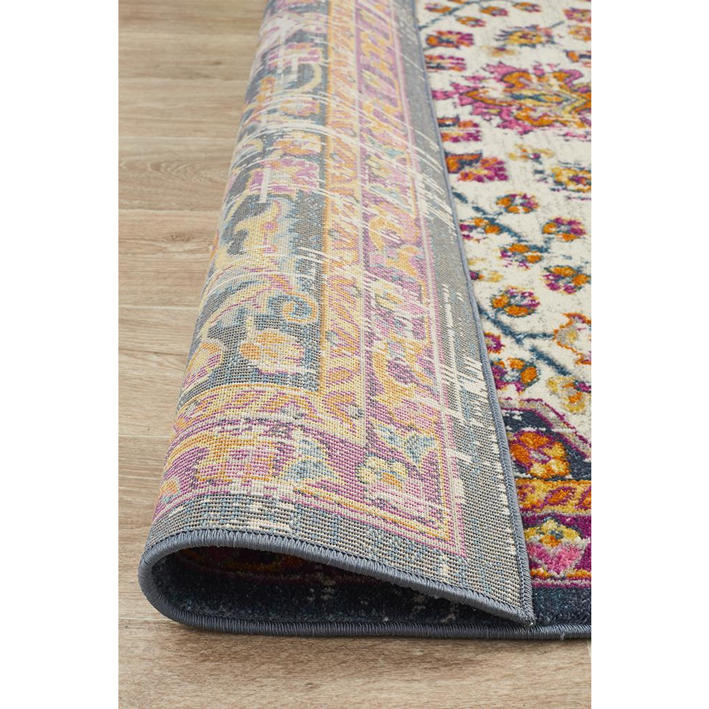 Selje 605 Rust Pink Beige Transitional Bohemian Inspired Rug - Rugs Of Beauty - 6