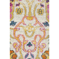 Selje 606 Pink Purple Multi Colour Transitional Bohemian Inspired Round Rug - Rugs Of Beauty - 5