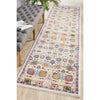 Selje 606 Pink Purple Multi Colour Transitional Bohemian Inspired Runner Rug - Rugs Of Beauty - 1