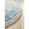 Selje 607 Blue Transitional Bohemian Inspired Round Rug - Rugs Of Beauty - 3