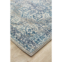 Selje 607 Blue Transitional Bohemian Inspired Runner Rug - Rugs Of Beauty - 2