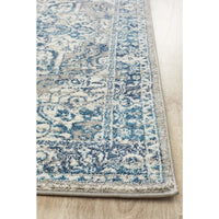 Selje 607 Blue Transitional Bohemian Inspired Runner Rug - Rugs Of Beauty - 3