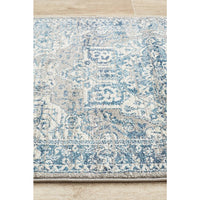 Selje 607 Blue Transitional Bohemian Inspired Runner Rug - Rugs Of Beauty - 4
