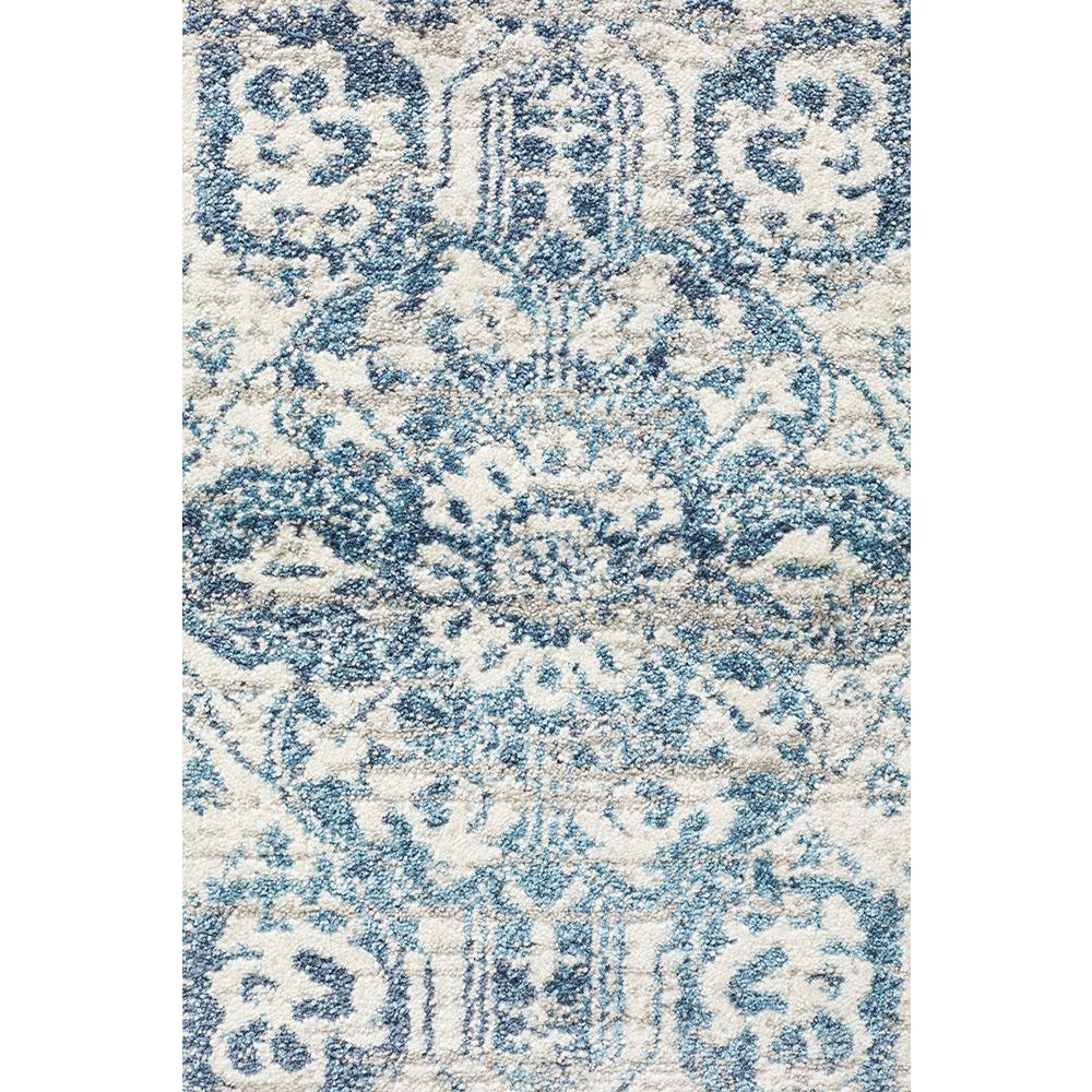 Selje 607 Blue Transitional Bohemian Inspired Runner Rug - Rugs Of Beauty - 5