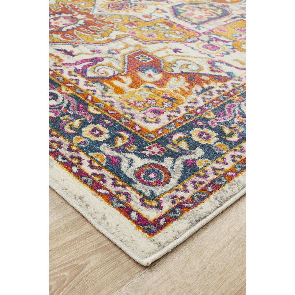 Selje 607 Rust Multi Colour Transitional Bohemian Inspired Rug - Rugs Of Beauty - 2