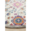 Selje 608 Multi Colour Transitional Bohemian Inspired Round Rug - Rugs Of Beauty - 4