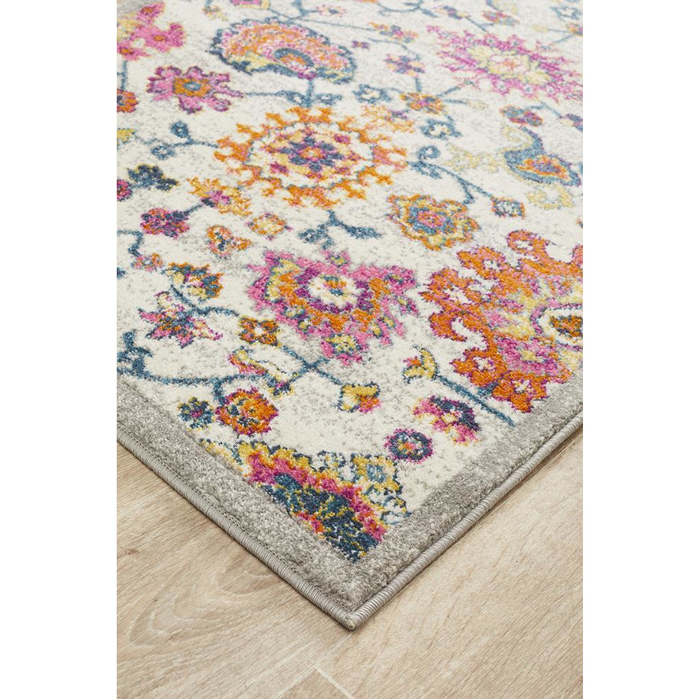 Selje 608 Multi Colour Transitional Bohemian Inspired Runner Rug - Rugs Of Beauty - 2