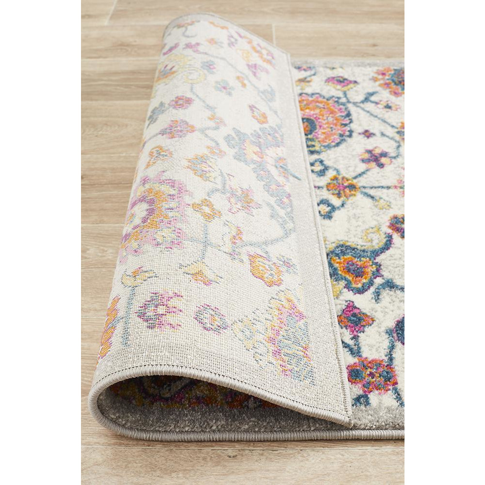 Selje 608 Multi Colour Transitional Bohemian Inspired Runner Rug - Rugs Of Beauty - 6