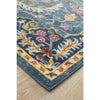Selje 609 Navy Blue Pink Multi Colour Transitional Bohemian Inspired Rug - Rugs Of Beauty - 2